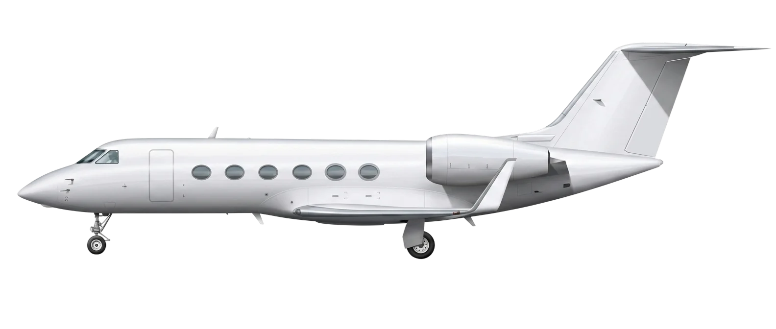 Gulfstream G500 side profile